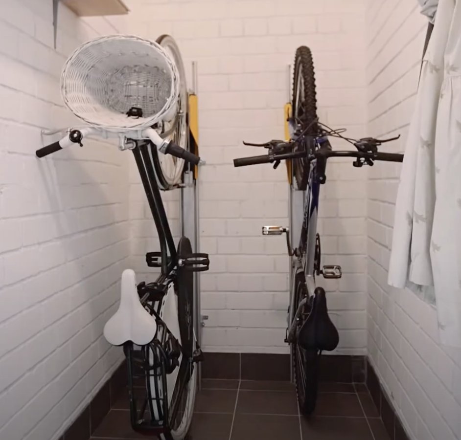 Preview: E-Bike Fahrrad Wandhalterung Fahrradlift vertikal PARKIS MTB